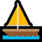 Sailboat emoji on Microsoft